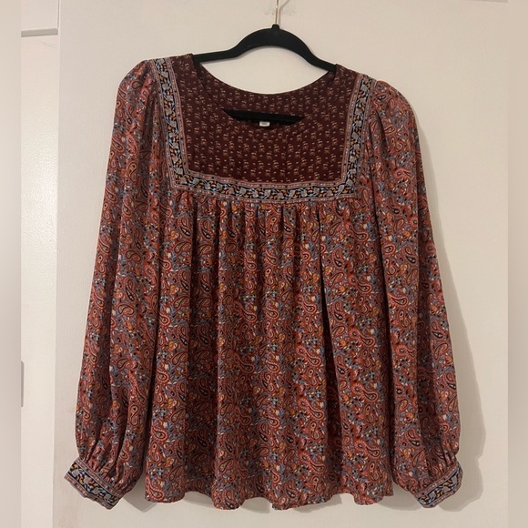 Gap size M flowy boho blouse (F102) - Picture 1 of 9